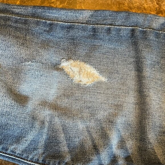 MISS ME JB5201P32 Medium Distressed CROP Jeans Size 26 Boyfriend Style - Picture 5 of 11